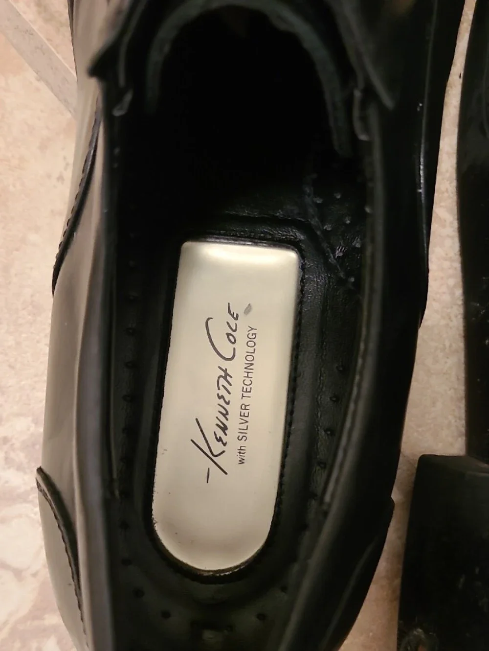Kenneth Cole Men's Black Leather Lace-Up Dress Shoes